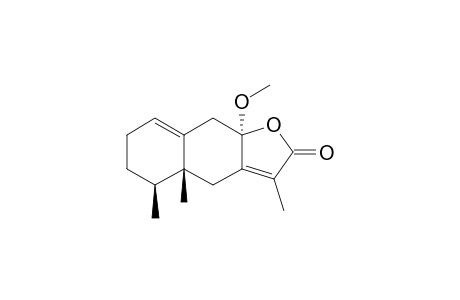 (4aR,5S,9aR)-4a,5,6,7,9,9a-Hexahydro-9amethoxy-3,4a,5-trimethylnaphtho[2,3-b]furan-2(4H)-one