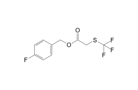 2-[(trifluoromethyl)thio]acetic acid 4-fluorobenzyl ester