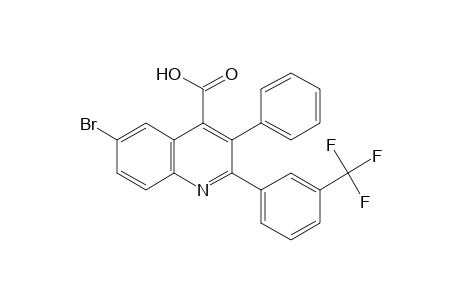 6-BROMO-3-PHENYL-2-(alpha,alpha,alpha-TRIFLUORO-m-TOLYL)CINCHONINIC ACID