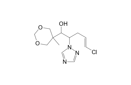 1H-1,2,4-Triazole-1-ethanol, beta-(3-chloro-2-propenyl)-alpha-(5-methyl-1,3-dioxan-5-yl)-, (R*,R*)-(+/-)-