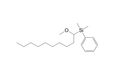 Silane, (1-methoxydecyl)dimethylphenyl-