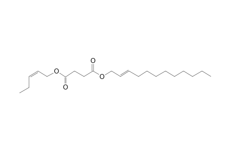 Succinic acid, dodec-2-en-1-yl cis-pent-2-en-1-yl ester