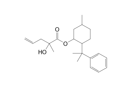 5-Methyl-2-(1-methyl-1-phenylethyl)cyclohexyl 2-hydroxy-2-methylpent-4-enoate