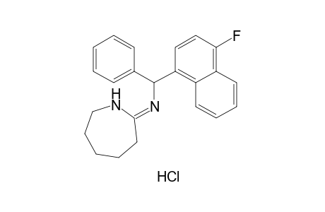 2-{[α-(4-fluoro-1-naphthyl)benzyl]imino}hexahydro-1H-azepine, monohydrochloride