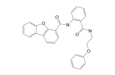 Benzo[b]benzofuran-4-carboxamide, N-[2-[[(2-phenoxyethyl)amino]carbonyl]phenyl]-