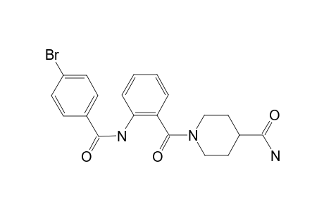 1-[2-[(4-Bromobenzoyl)amino]benzoyl]isonipecotamide