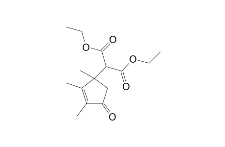 2-(1,2,3-trimethyl-4-oxo-1-cyclopent-2-enyl)propanedioic acid diethyl ester