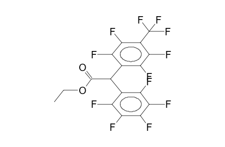 ETHYL 4-TRIFLUOROMETHYLTETRAFLUOROPHENYL(PENTAFLUOROPHENYL)ACETATE