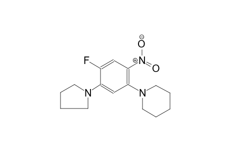 1-[4-fluoro-2-nitro-5-(1-pyrrolidinyl)phenyl]piperidine