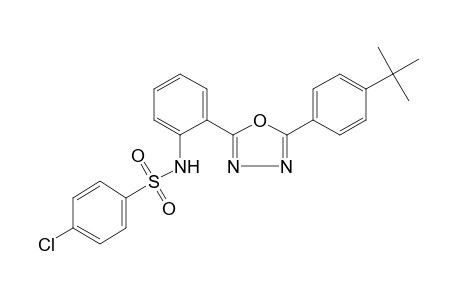 2'-[5-(p-tert-butylphenyl)-1,3,4-oxadiazol-2-yl]-4-chlorobenzenesulfonanilide
