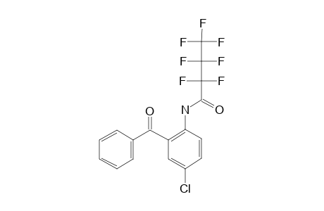 2-Amino-5-chlorobenzophenone, N-heptafluorobutyryl-