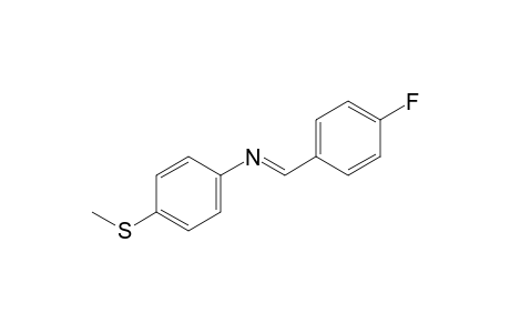 N-(p-fluorobenzylidene)-p-(methylthio)aniline