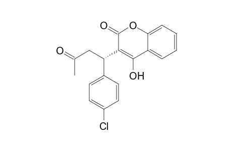 (S)-3-[1-(4-Chlorophenyl)-3-oxobutyl]-4-hydroxy-chromen-2-one
