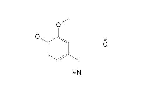 4-Hydroxy-3-methoxybenzylamine hydrochloride