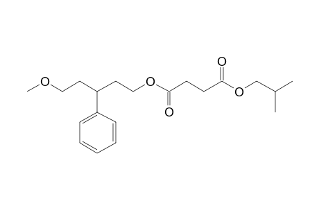 Succinic acid, isobutyl 5-methoxy-3-phenylpentyl ester