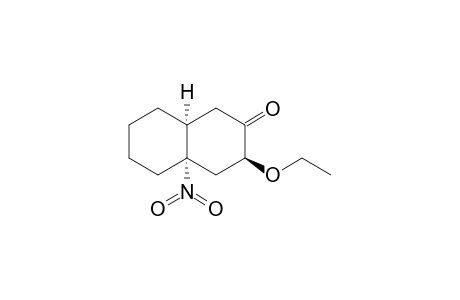 (3S,4aS,8aS)-3-ethoxy-4a-nitro-1,3,4,5,6,7,8,8a-octahydronaphthalen-2-one