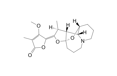 PYRIDOSTEMIN;4-METHOXY-3-METHYL-5-[(2Z,11AS)-3AT,11T-EPOXY-1C-METHYL-(11AR,11BC)-DODECAHYDRO-FURO-[3,2-C]-PYRIDO-[1,2-A]-AZEPIN-2-YLIDENE]-5H-FURAN