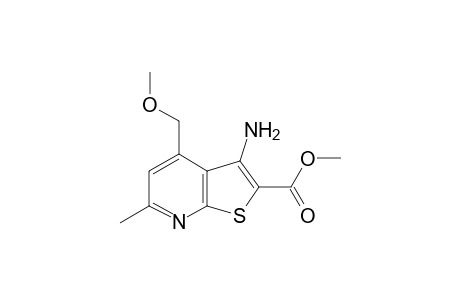 Methyl 3-amino-4-(methoxymethyl)-6-methylthieno[2,3-b]pyridine-2-carboxylate