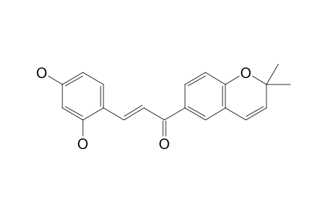 MUNSERICIN;3'',3''-DIMETHYLPYRANO-[3',4']-4,6-DIHYDROXYCHALCONE