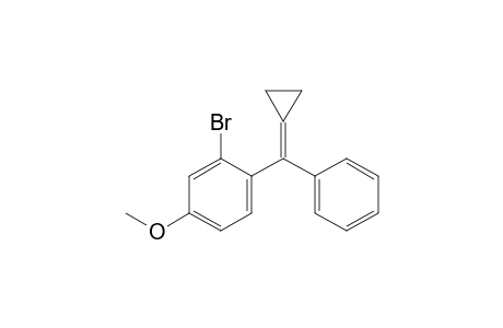 2-Bromo-1-(cyclopropylidene(phenyl)methyl)-4-methoxybenzene