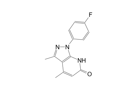 6H-pyrazolo[3,4-b]pyridin-6-one, 1-(4-fluorophenyl)-1,7-dihydro-3,4-dimethyl-