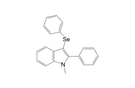 N-Methyl-2-phenyl-3-(phenylselenyl)-1H-indole