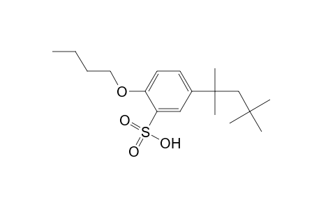 2-Butoxy-5-(1,1,3,3-tetramethylbutyl)benzenesulfonic acid