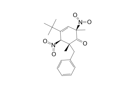 C-6-BENZYL-4-TERT.-BUTYL-2,6-DIMETHYL-R-2,C-5-DINITROCYCLOHEX-3-ENONE