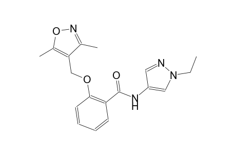 benzamide, 2-[(3,5-dimethyl-4-isoxazolyl)methoxy]-N-(1-ethyl-1H-pyrazol-4-yl)-