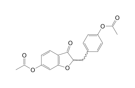 6-hydroxy-2-(p-hydroxybenzylidene)-3(2H)-benzofuranone, diacetate