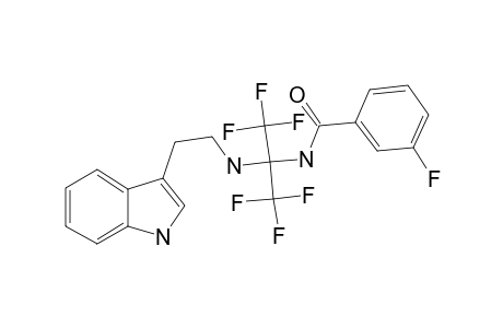 3-Fluoro-N-[2,2,2-trifluoro-1-[2-(1H-indol-3-yl)-ethylamino]-1-trifluoromethyl-ethyl]benzamide