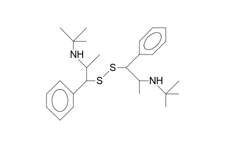 Bis-1-(2-tert.butylamino-1-phenylpropyl)-disulfid, (erythro)