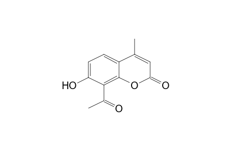 8-acetyl-7-hydroxy-4-methylcoumarin