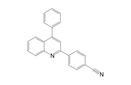 4-(4-Phenyl-2-quinolinyl)benzonitrile