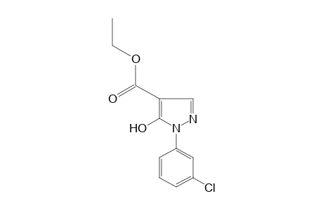 1-(m-chlorophenyl)-5-hydroxypyrazole-4-carboxylic acid, ethyl ester