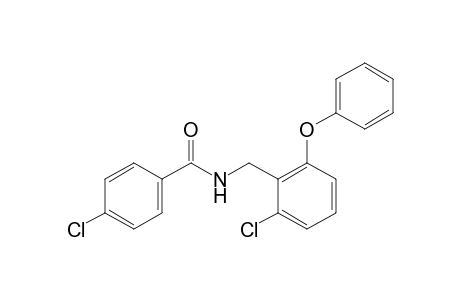 p-chloro-N-(2-chloro-6-phenoxybenzyl)benzamide