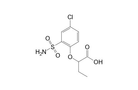 2-(4-Chloro-2-sulfamoyl)phenoxy)butyric acid