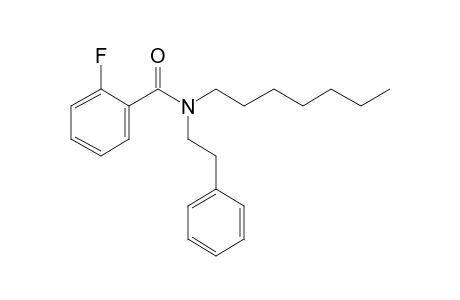 Benzamide, 2-fluoro-N-(2-phenylethyl)-N-heptyl-