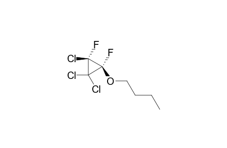 E-1-BUTOXY-2,3,3-TRICHLORO-1,2-DIFLUOROCYCLOPROPANE