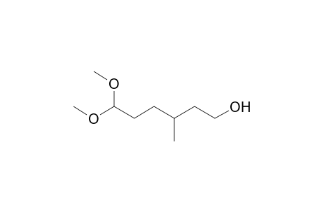 6,6-Dimethoxy-3-methyl-1-hexanol