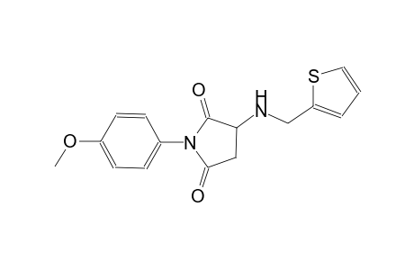 1-(4-methoxyphenyl)-3-[(2-thienylmethyl)amino]-2,5-pyrrolidinedione