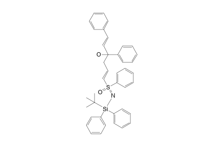 (1E,5E)-1,3-Diphenyl-6-(N-T-butyldiphenylsilyl-S-phenylsulfonimidoyl)-1,5-hexadien-3-ol