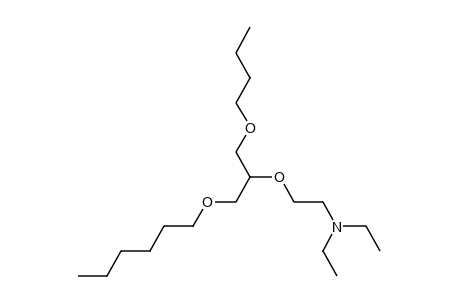 2-{2-BUTOXY-1-[(HEXYLOXY)METHYL]ETHOXY}TRIETHYLAMINE