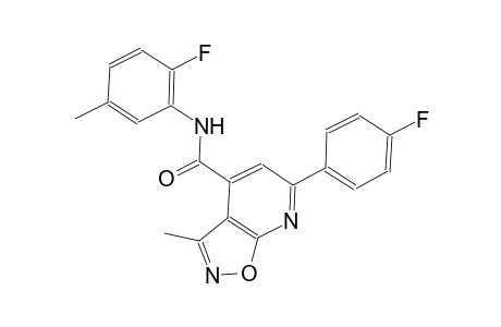 isoxazolo[5,4-b]pyridine-4-carboxamide, N-(2-fluoro-5-methylphenyl)-6-(4-fluorophenyl)-3-methyl-