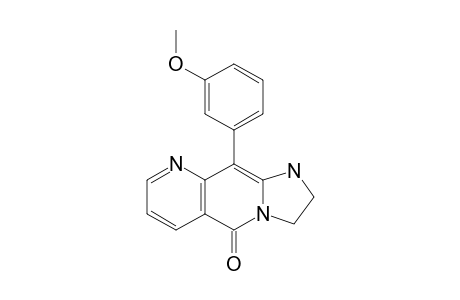 10-(3-methoxyphenyl)-2,3-dihydro-1H-imidazo[1,2-g][1,6]naphthyridin-5-one