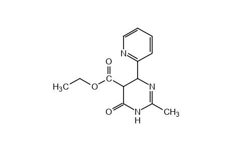 2-methyl-6-oxo-4-(2-pyridyl)-1,4,5,6-tetrahydro-5-pyrimidinecarboxylic acid, ethyl ester