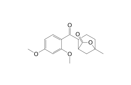 2-(2,4-Dimethoxybenzoyl)-5-methyl-6-oxabicyclo[3.2.1]octan-7-one