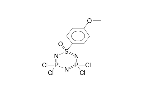 4,4,6,6-TETRACHLORO-2-OXO-2-PARA-METHOXYPHENYL-1,3,5,2,4,6-TRIAZATHIADIPHOSPHORIN