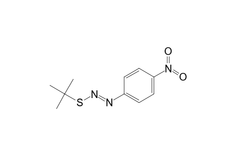 (E)-1-(tert-Butylsulfanyl)-2-(4-nitrophenyl)diazene