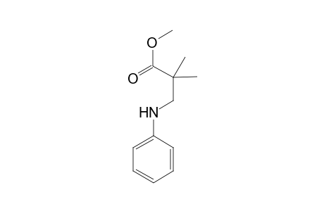 2,2-dimethyl-3-(phenylamino)propionic acid methyl ester